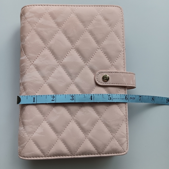 New Vlando Travel Jewelry Organizer Book Binder Dusty Blush Pink 8" x 6" - Picture 10 of 11